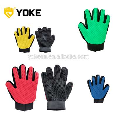 YOKE pet cleaning custom hair remover brush glove for pets